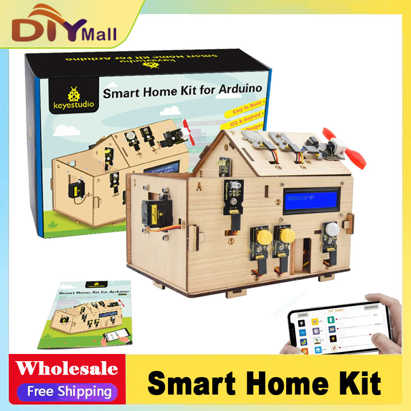Smart Home Arduino - Keyestudio Smart IoT Home Kit with