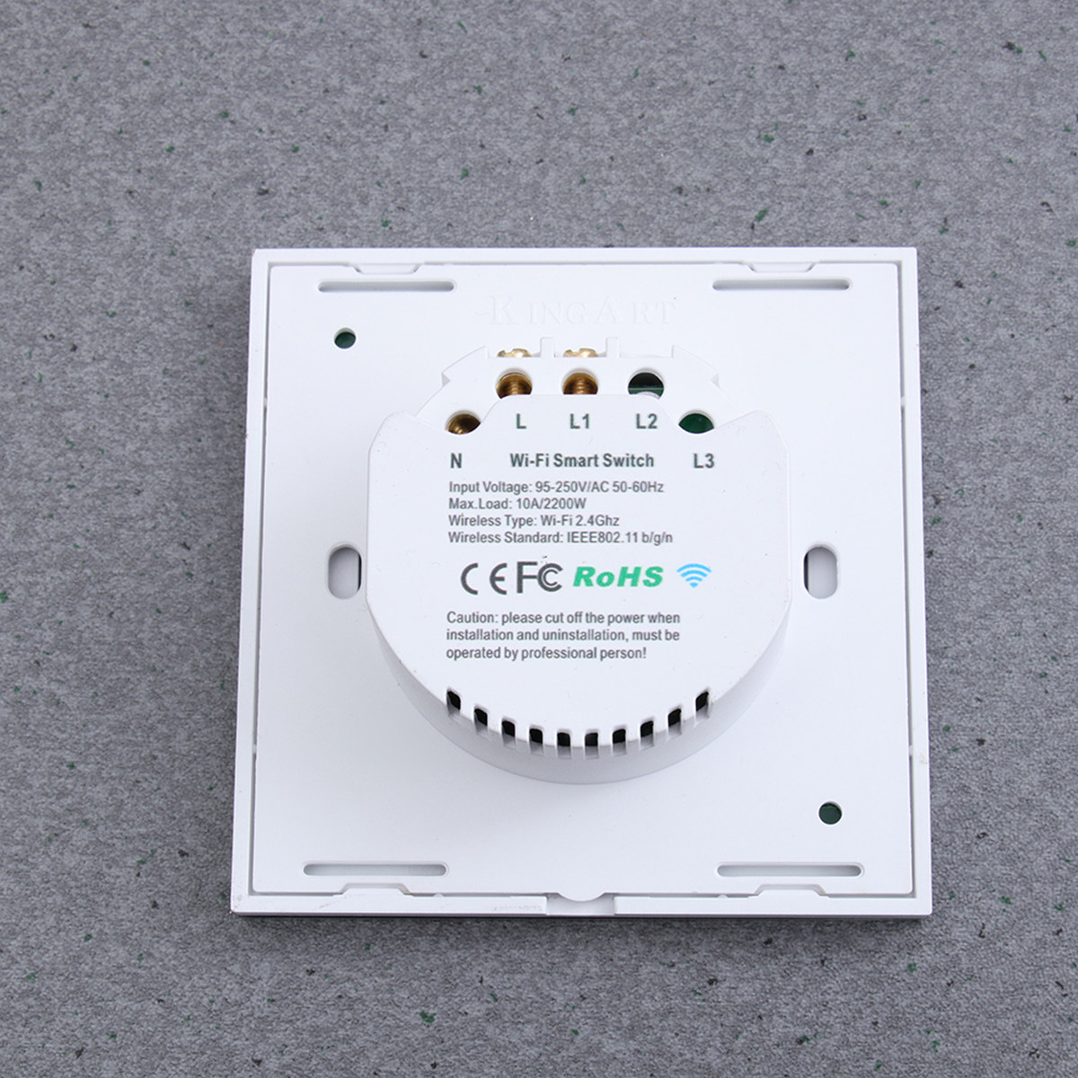 Smart Home Control Panel - WiFi Touch Switch Panel 1 Gang