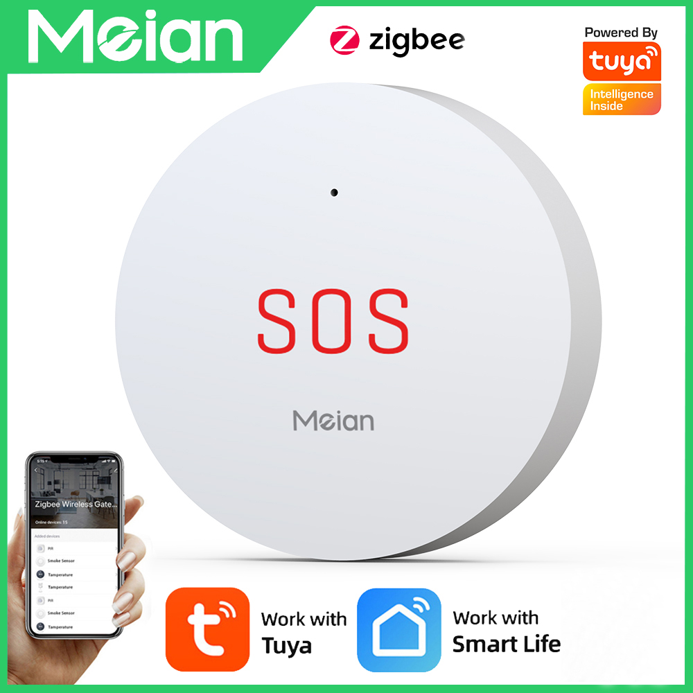 Smart Home Nest - Meian Zigbee Tuya SOS Emergency Button