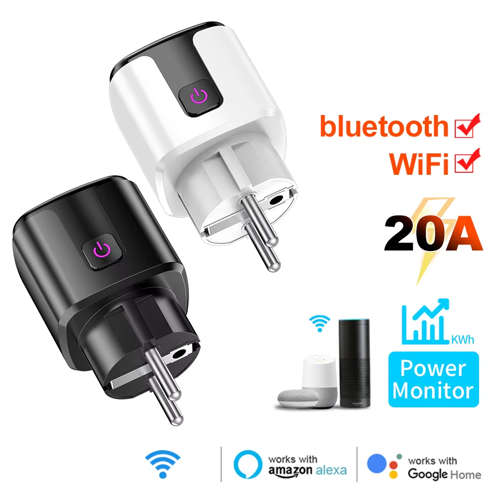 Smart Home Nest - Smart 20A EU Plug WiFi+Bluetooth Socket