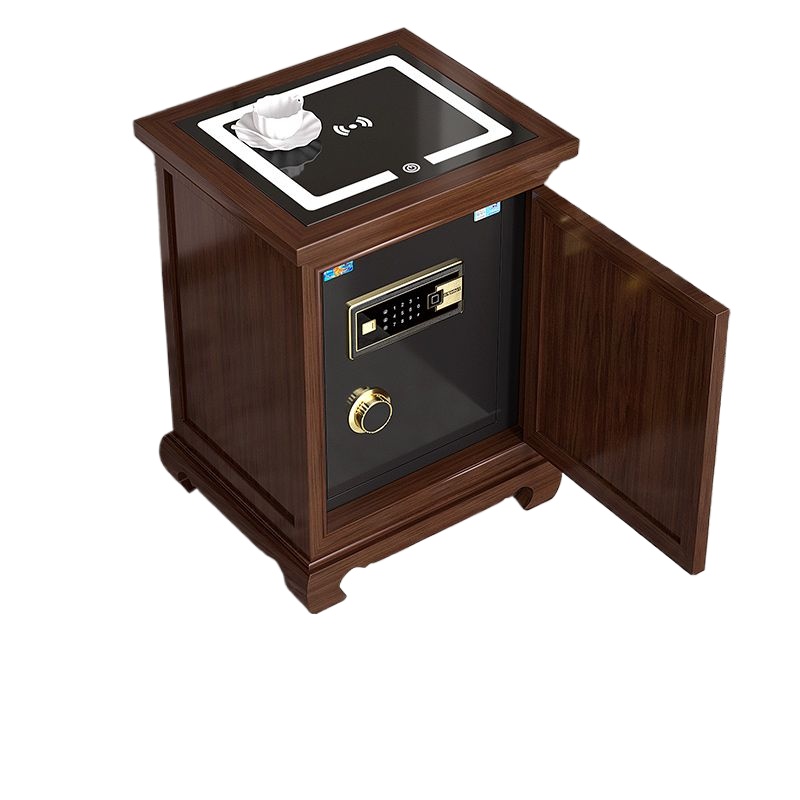 Smart Night Light - Solid wood safe with night light