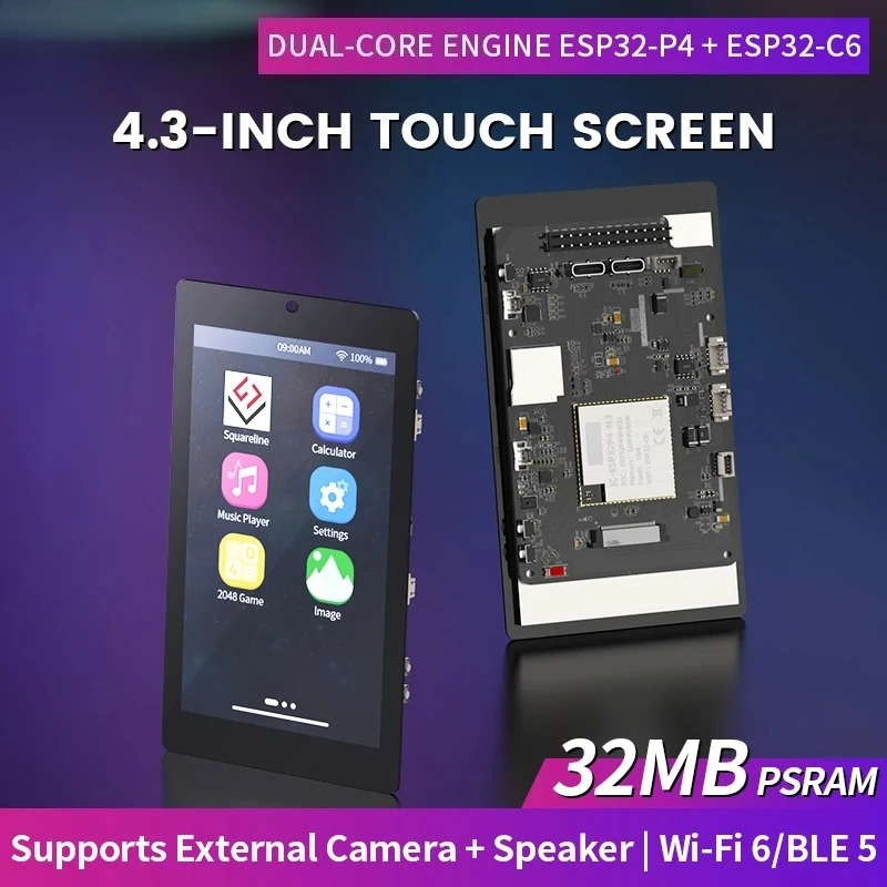 Smart Home Arduino - 4.3 inch 480x800 IPS Capacitive Touchscreen