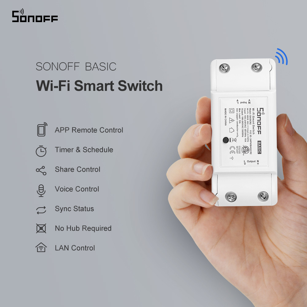 Itead SONOFF Basic R2 Mini DIY - огляд і ціна Smart Home Miniature
