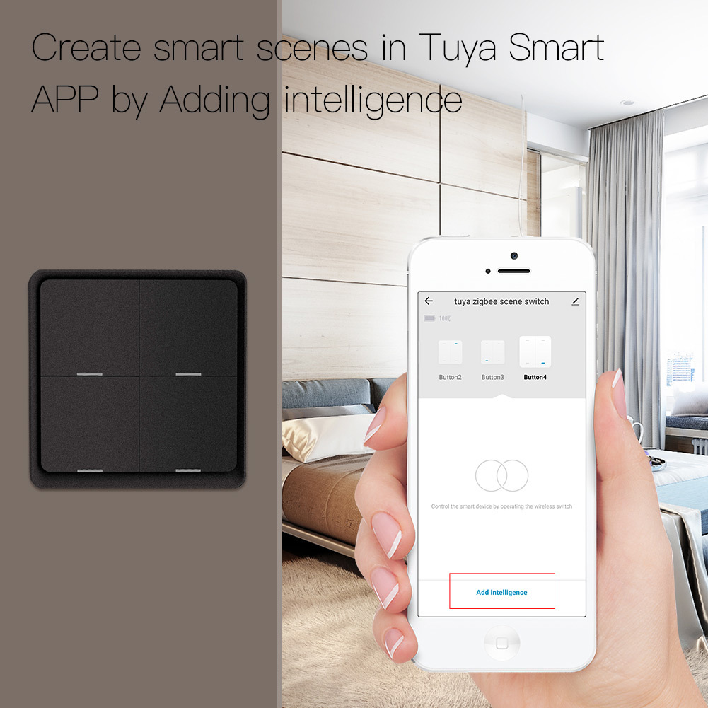TUYA Smart Home Life Zigbee Sc - огляд і ціна Smart Home Key