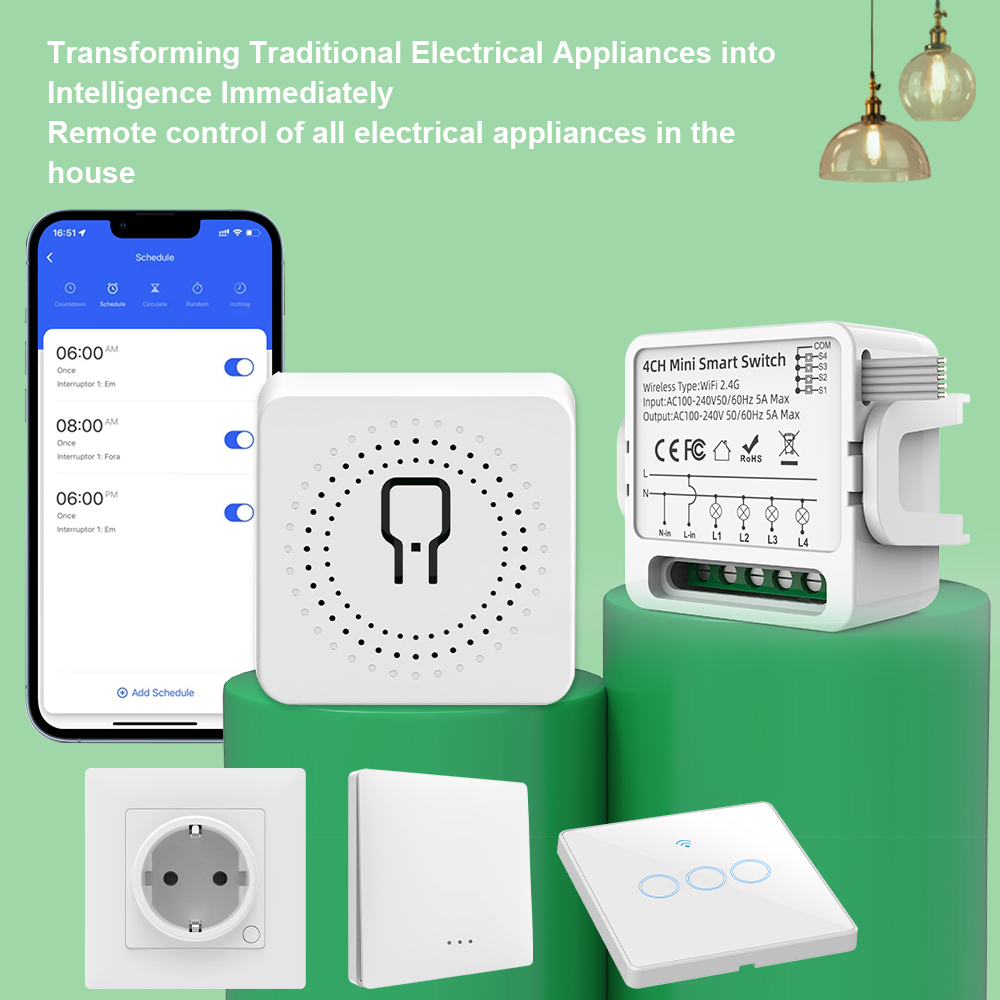 Tuya WiFi Smart Switch 1/2/3/4 - огляд і ціна Smart Home Miniature