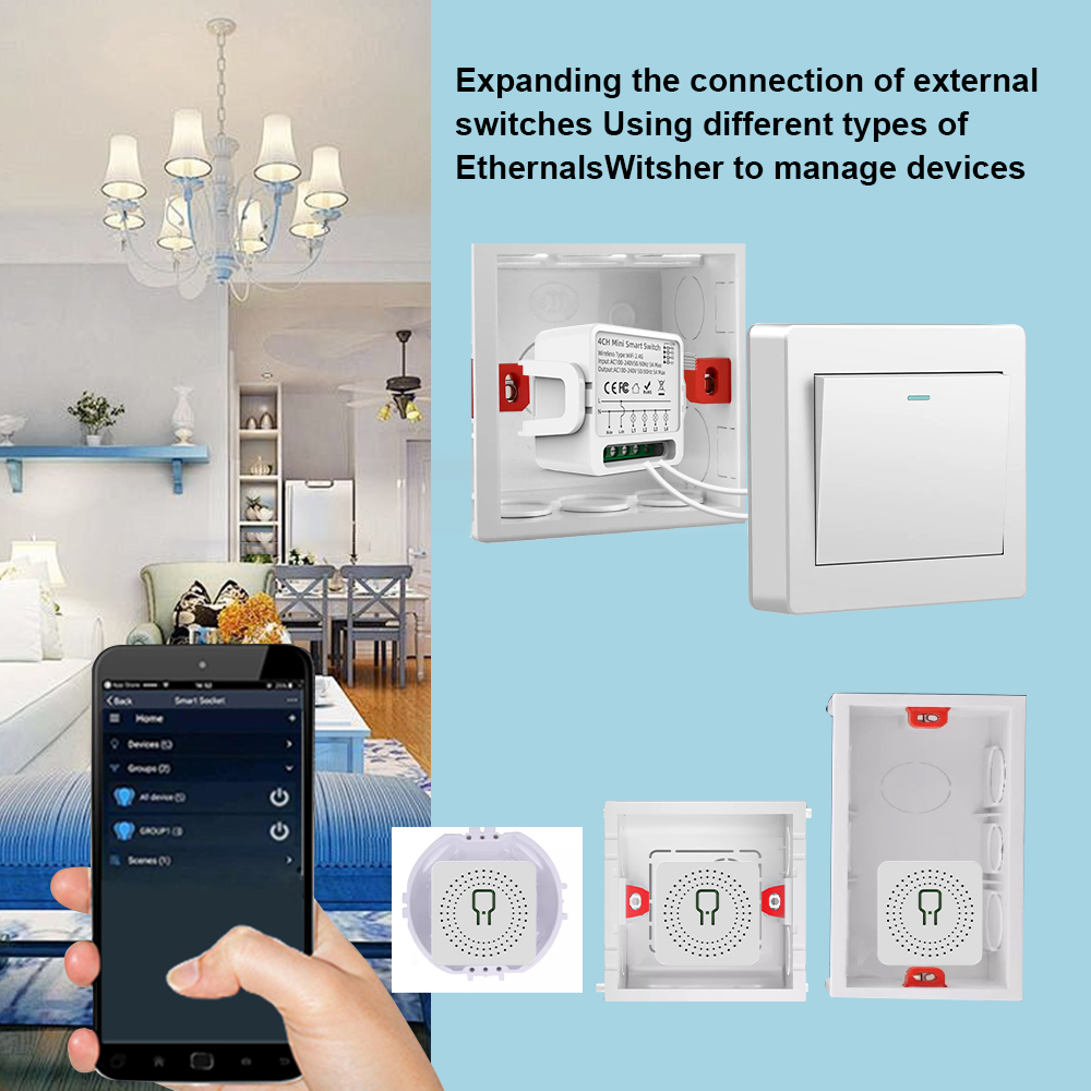 Tuya WiFi Smart Switch 1/2/3/4 - огляд і ціна Smart Home Miniature