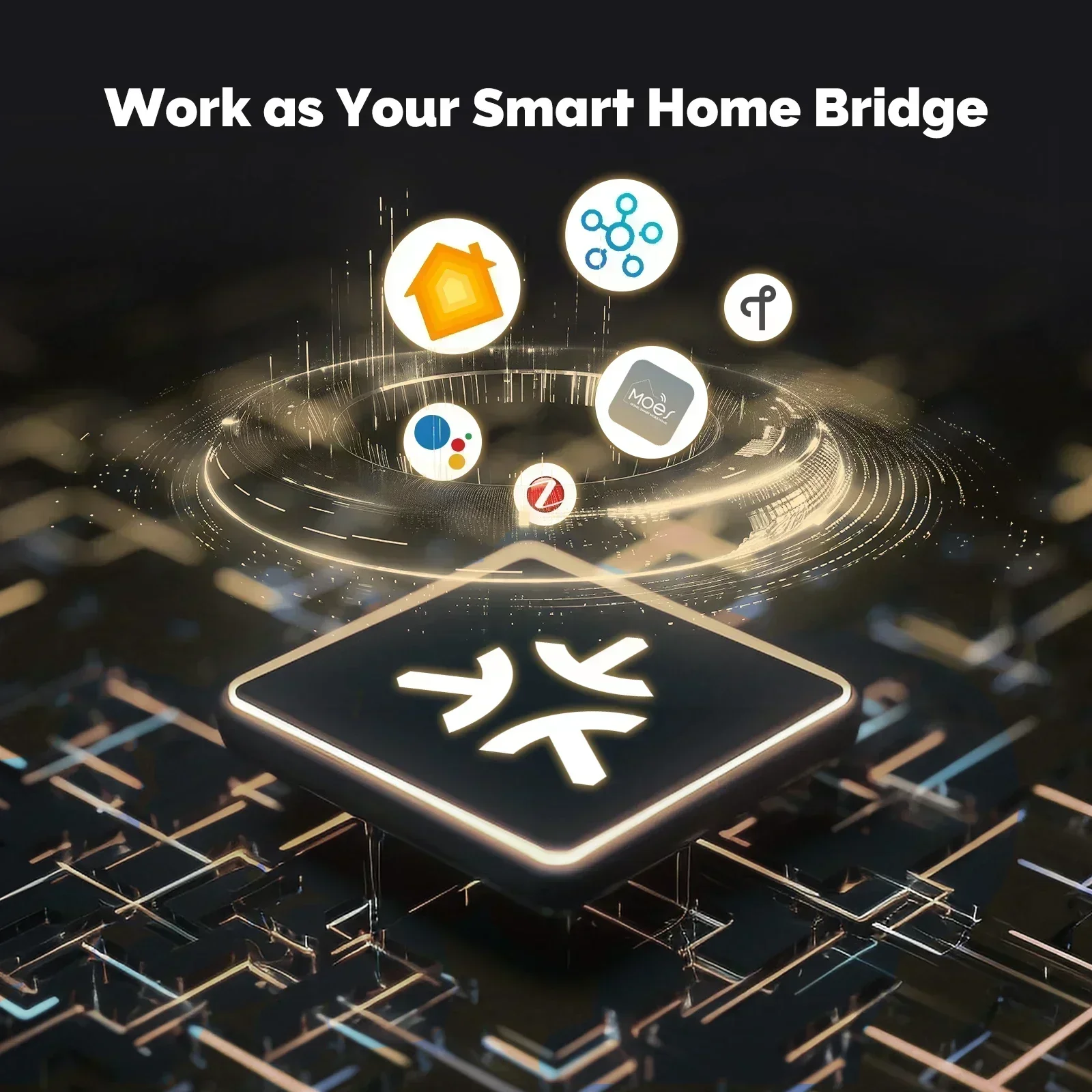 MOES Tuya Zigbee Matter Thread - огляд і ціна Smart Home Bridge