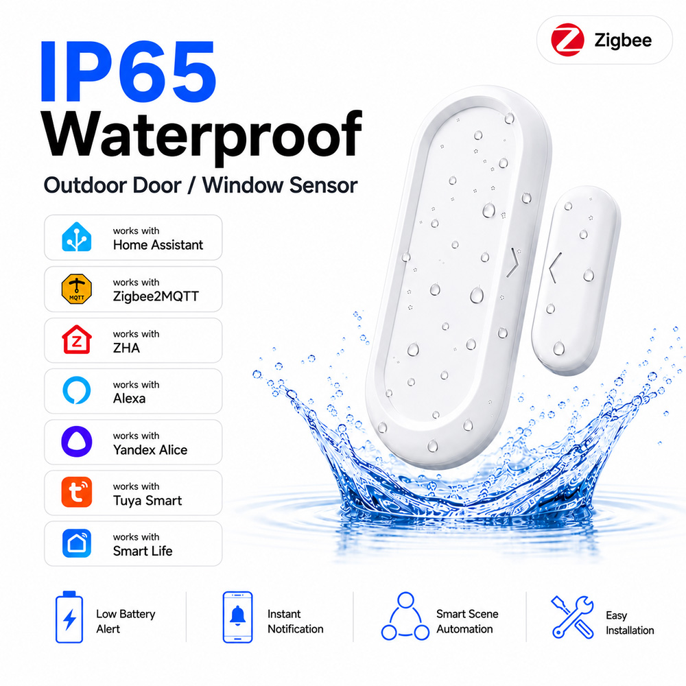 Waterproof Door Window Sensor  - огляд і ціна Smart Home Website