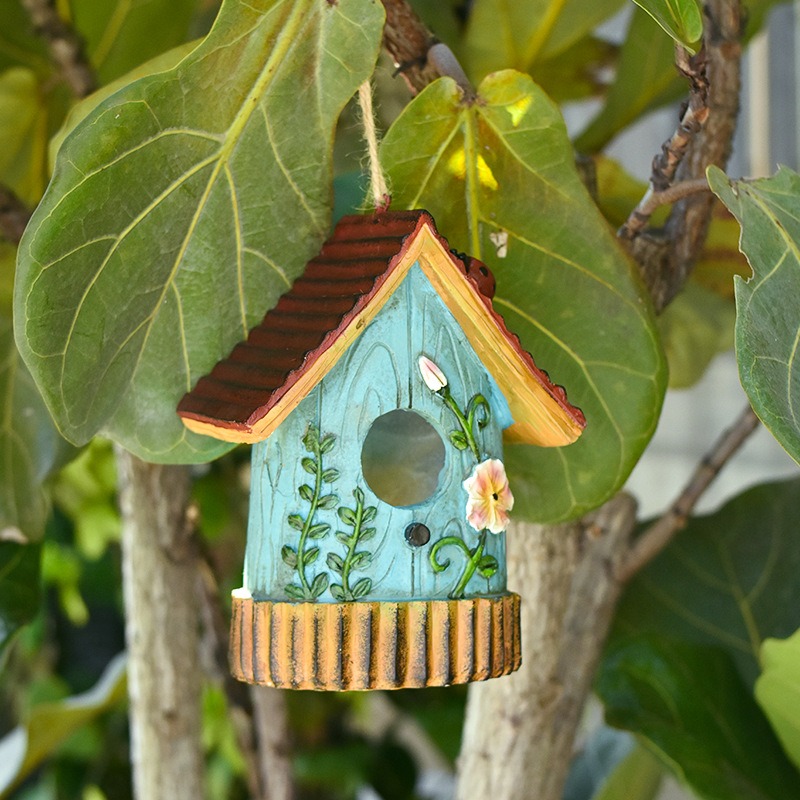 Rustic Resin Bird House Statue - огляд і ціна Smart Home Nest