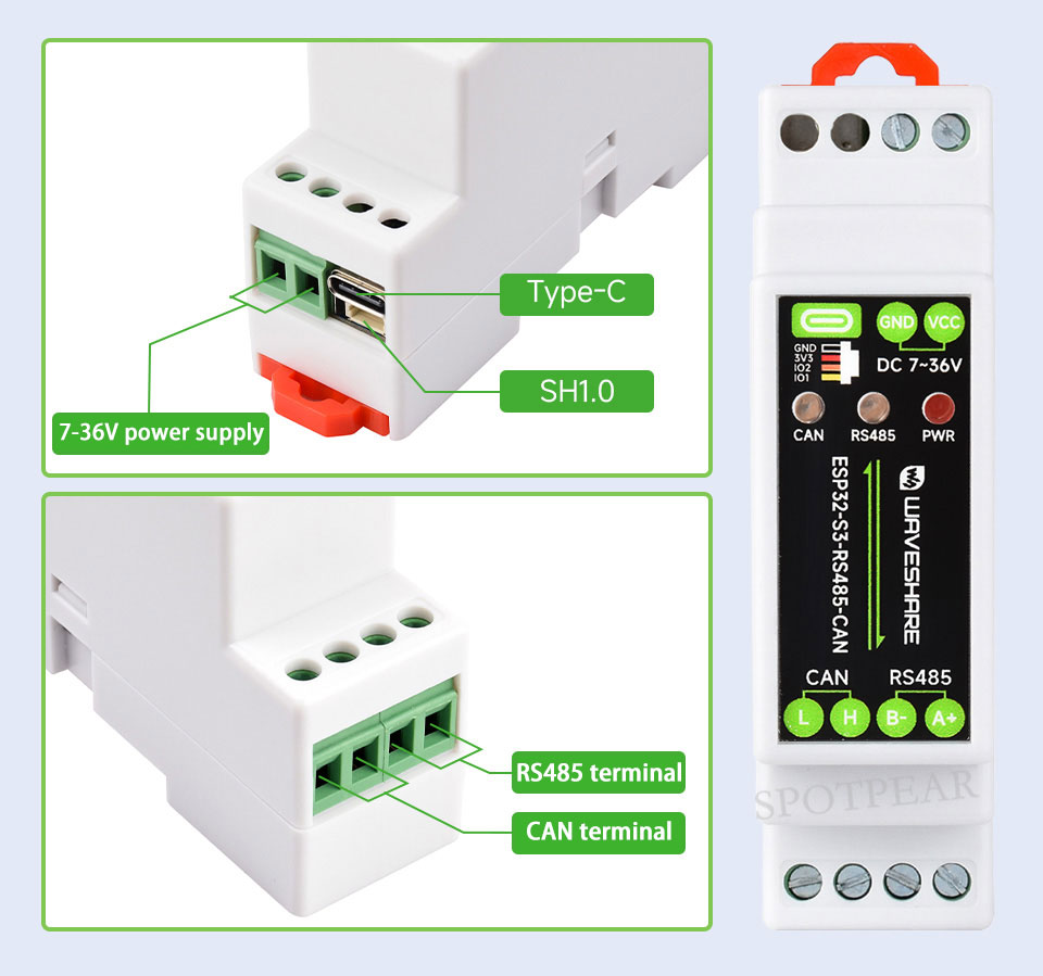 ESP32-S3 industrial control bo - огляд і ціна Smart Home Arduino