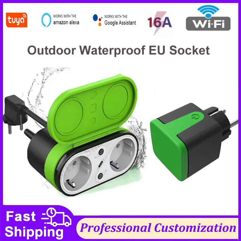 Tuya EU 16A Wifi Smart Outdoor - огляд і ціна Smart Home Voice Control
