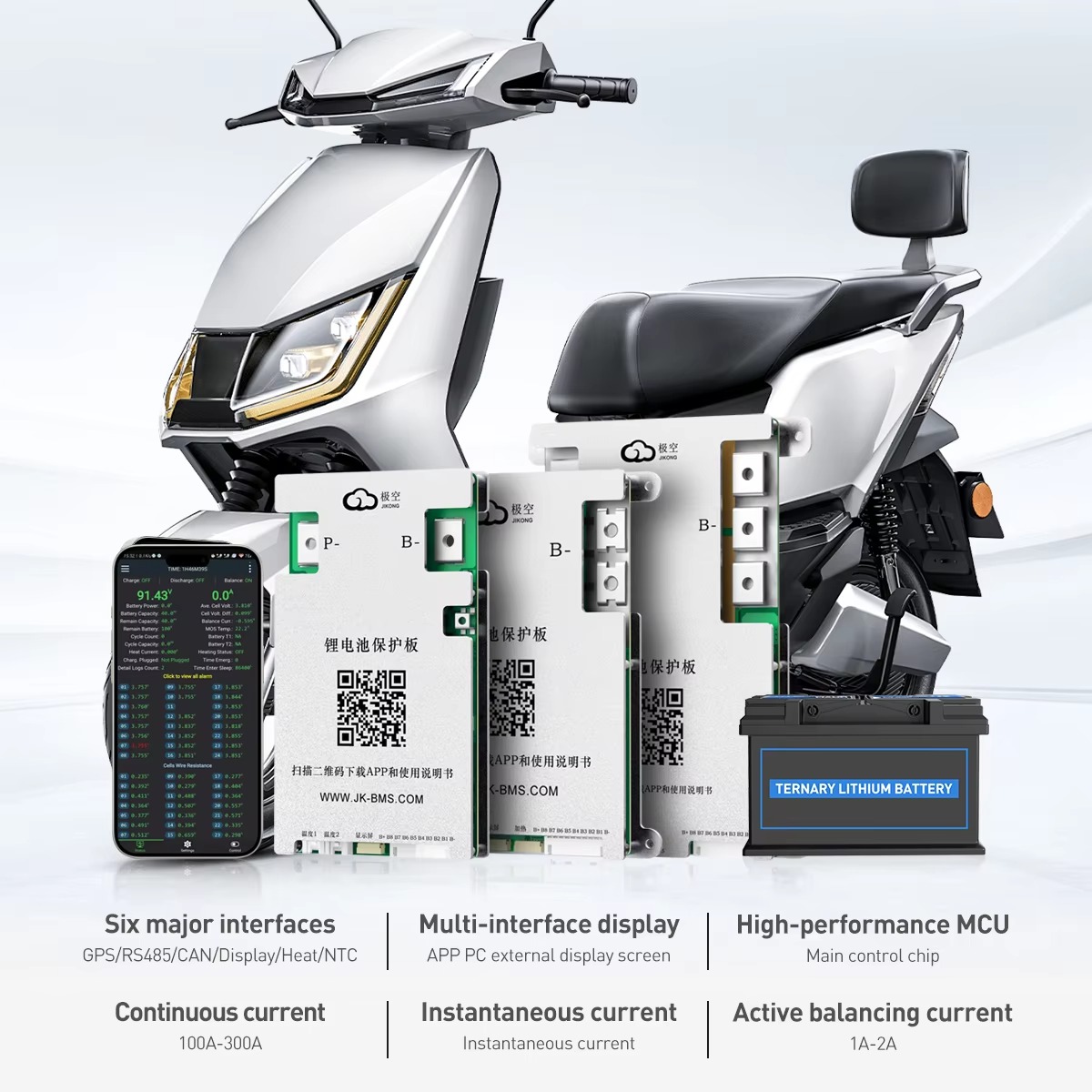 JIKONG JK-B2A24S30P 300A Activ - огляд і ціна Smart Home Key