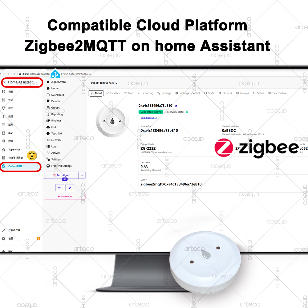 Tuya Smart Zigbee Water Sensor - огляд і ціна Smart Home Website