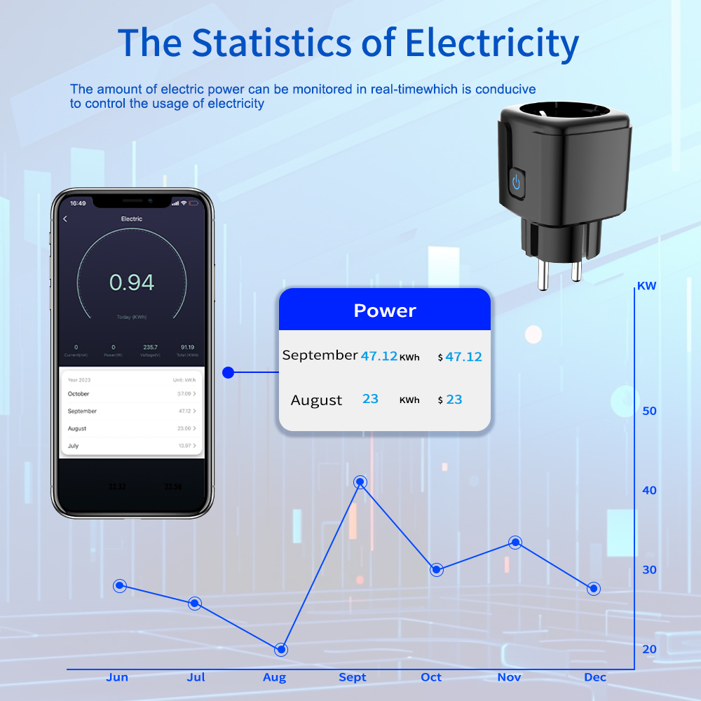 Tuya Smart Socket WiFi Remote  - огляд і ціна Smart Home Voice Control