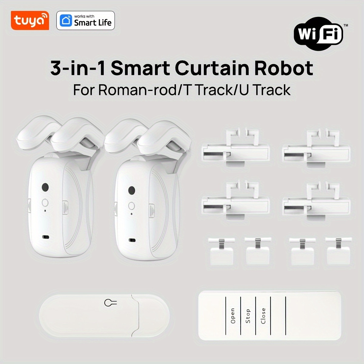 1/2PCS Tuya Smart WiFi Curtain - огляд і ціна Smart Home Nest