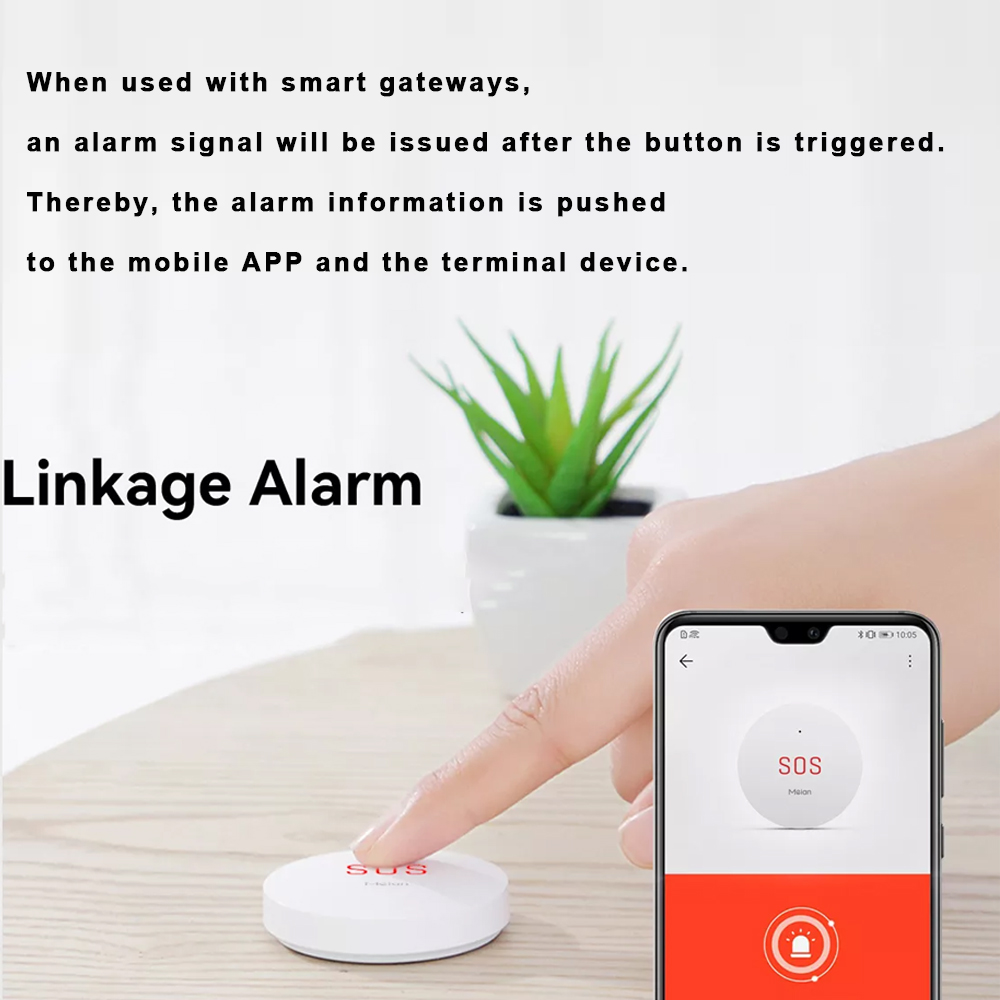 Meian Zigbee Tuya SOS Emergenc - огляд і ціна Smart Home Nest
