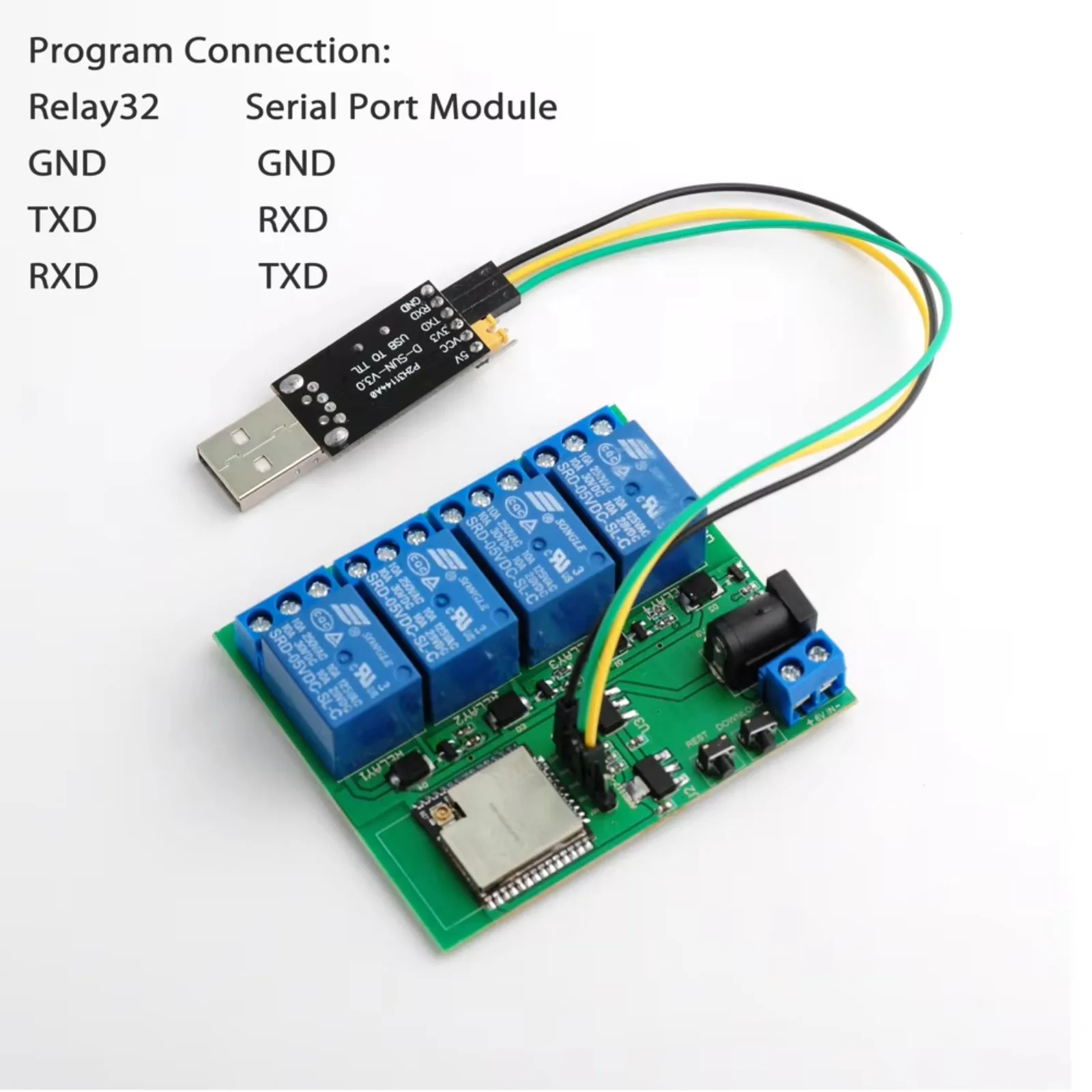 ESP32 4 Channel Wireless Relay - огляд і ціна Smart Home Esp32