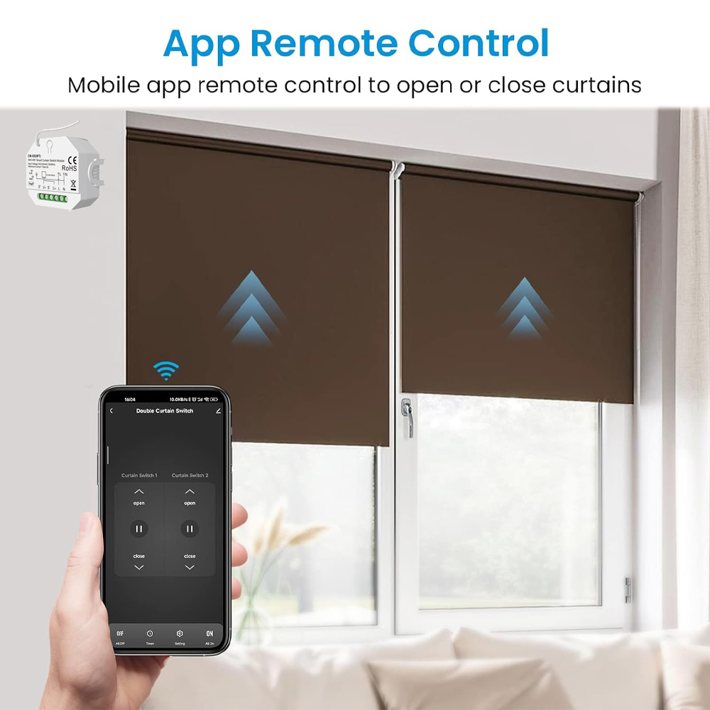 Smart Curtain Switch for Rolle - огляд і ціна Smart Home Voice Control