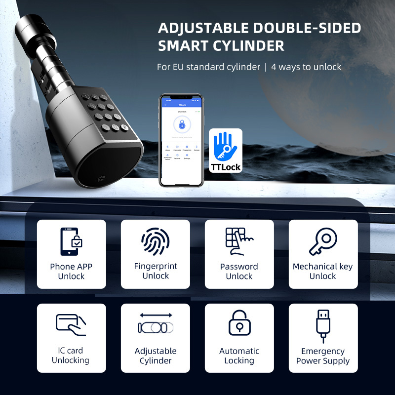 Smart Euro Cylindrical Door Lo - огляд і ціна Smart Home Website