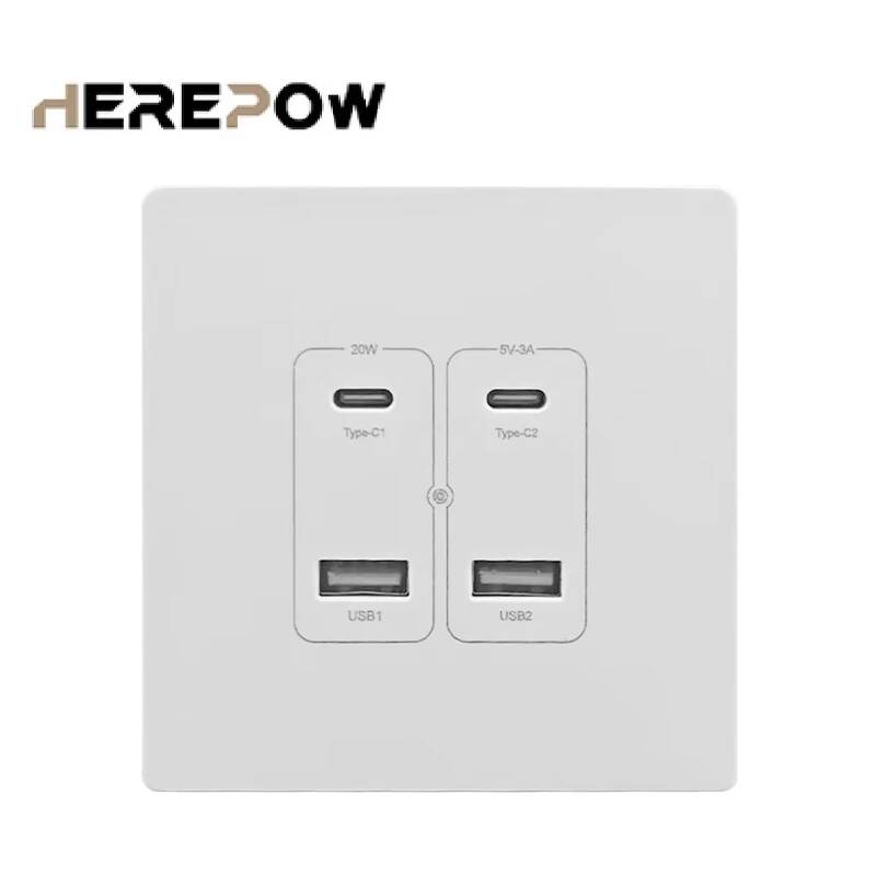 Herepow Wall Power Socket With - огляд і ціна Smart Home Or Smart Home