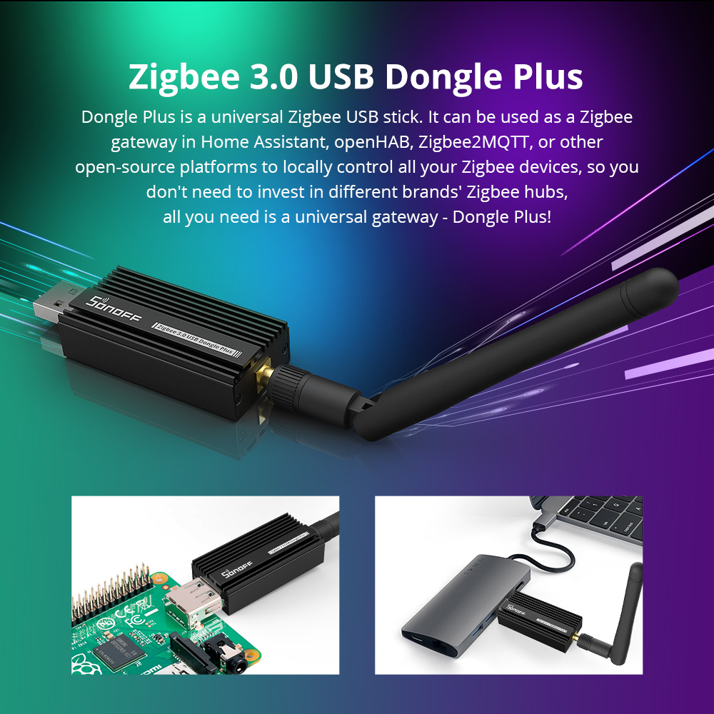 SONOFF Zigbee 3.0 USB Dongle P - огляд і ціна Smart Home Bridge