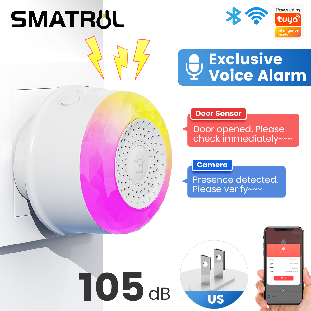 SMATRUL Tuya WiFi Sound And Li - огляд і ціна Smart Outdoor Plug