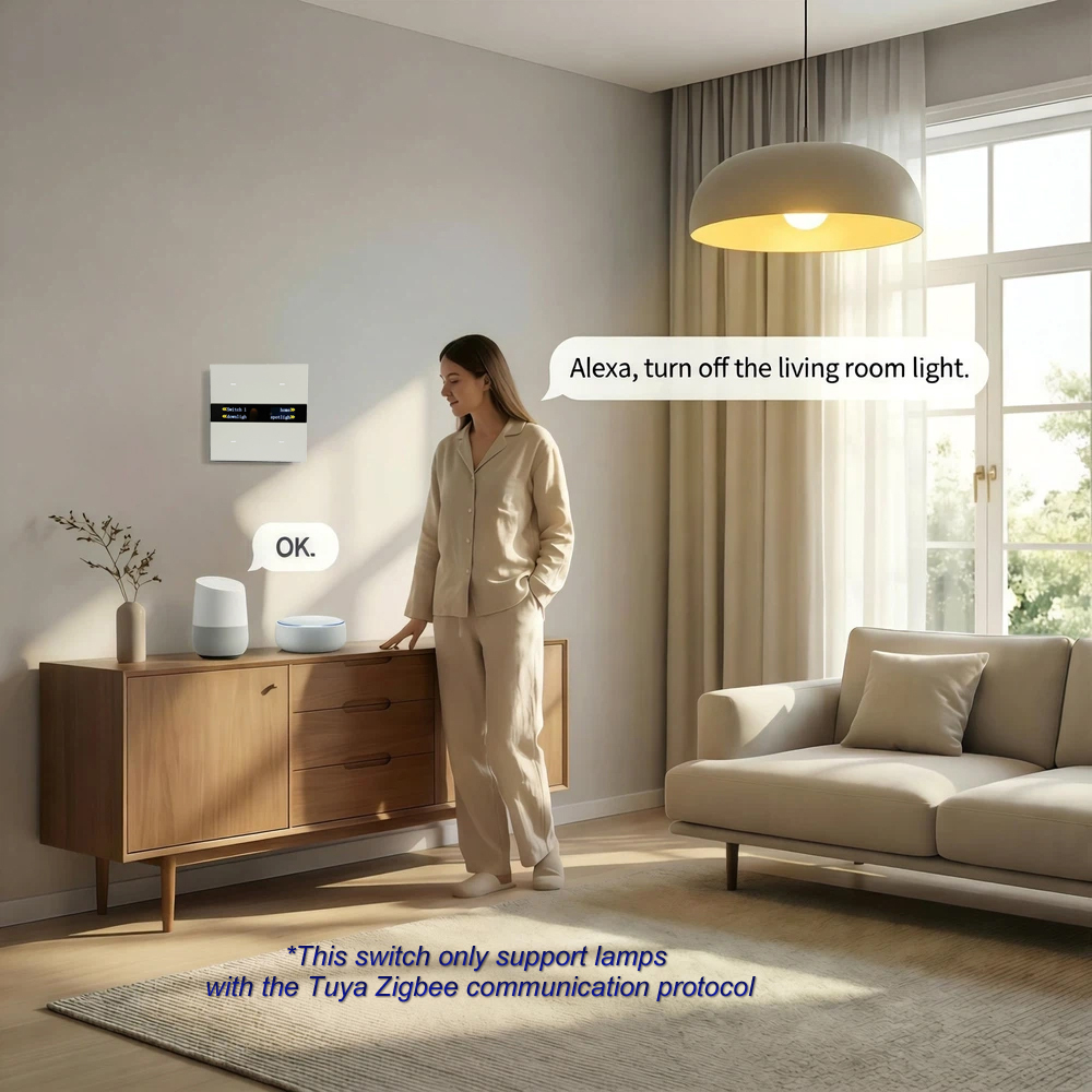 M8 Pro Zigbee Smart Switch Pan - огляд і ціна Smart Home Control Panel