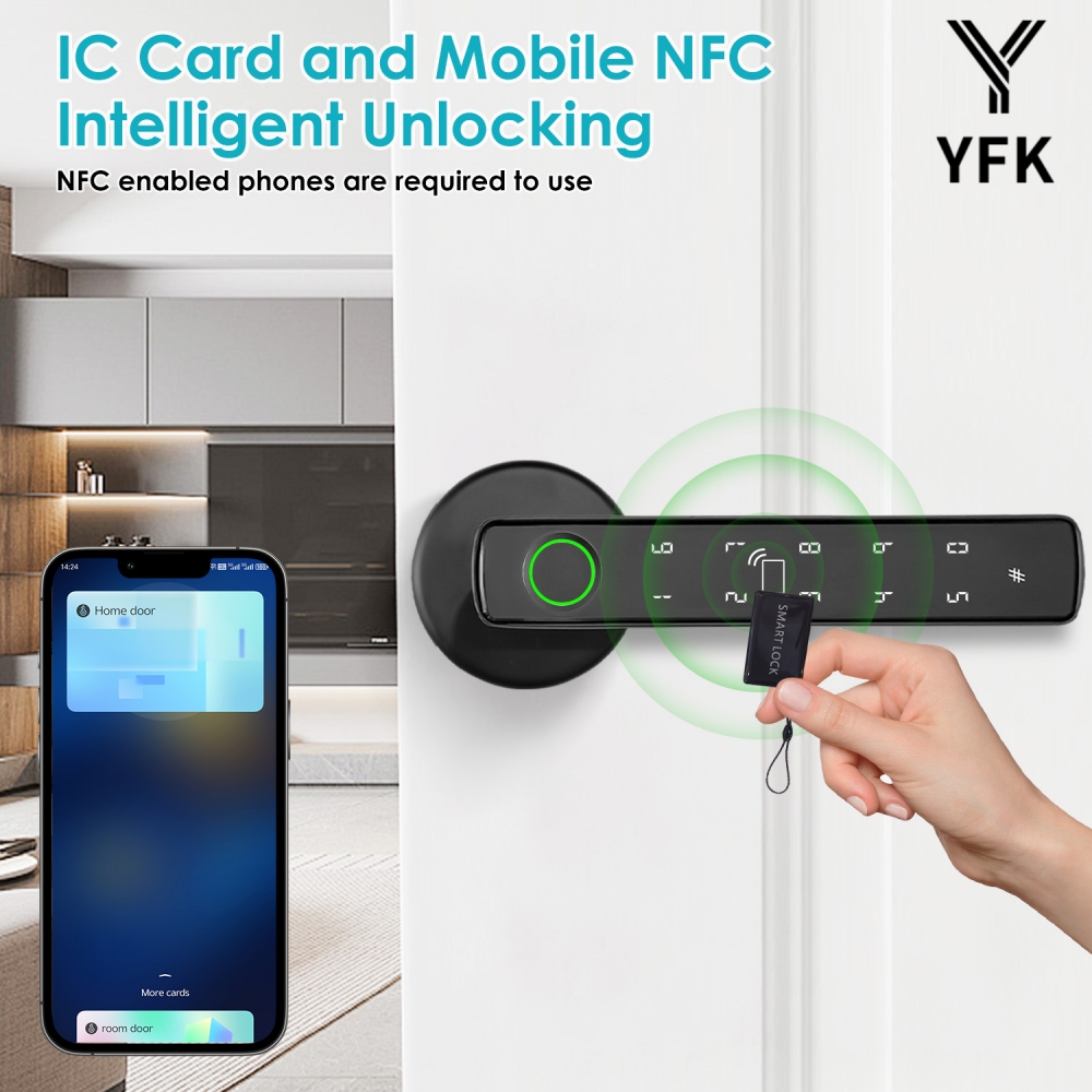 YFK Tuya 5-in-1 Smart Door Han - огляд і ціна Smart Home Website