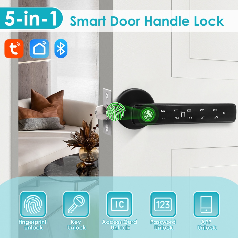 YFK Tuya 5-in-1 Smart Door Han - огляд і ціна Smart Home Website