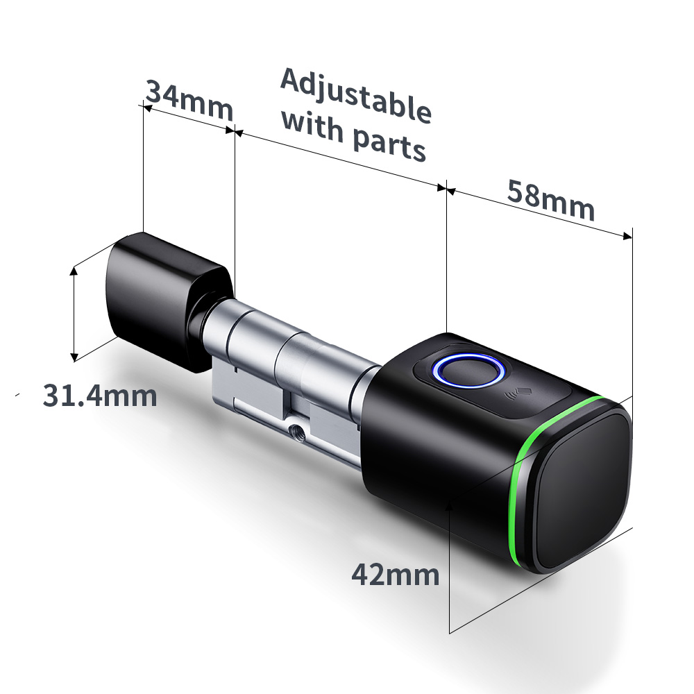 Smart Cylinder Lock Tuya 60-90 - огляд і ціна Smart Home Website