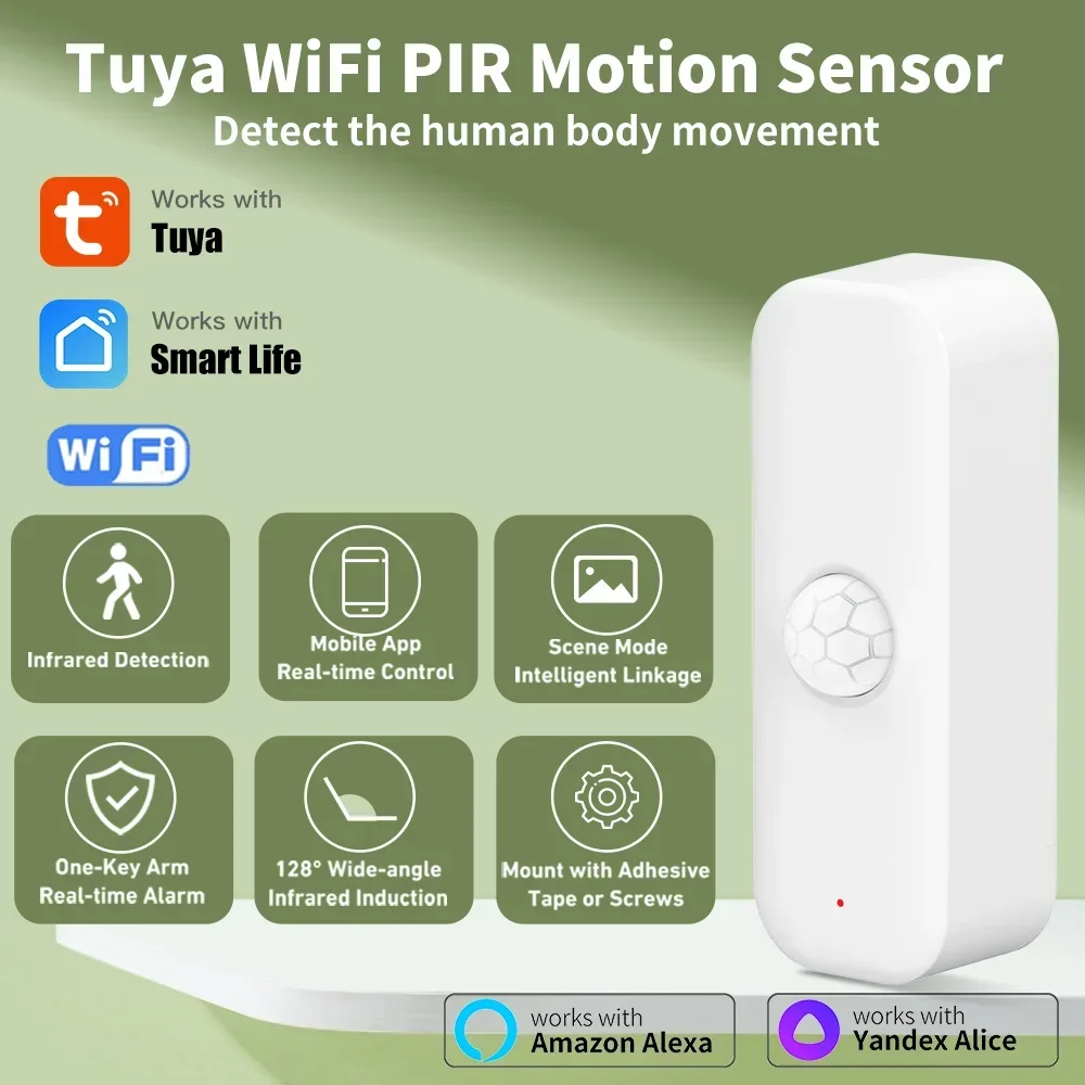 Tuya WiFI Motion Sensor PIR Sm - огляд і ціна Smart Ir Remote Controller