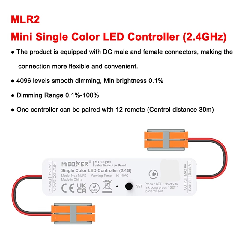 Miboxer MLR2 DC12-24V Mini 2.4 - огляд і ціна Smart Ir Remote Controller