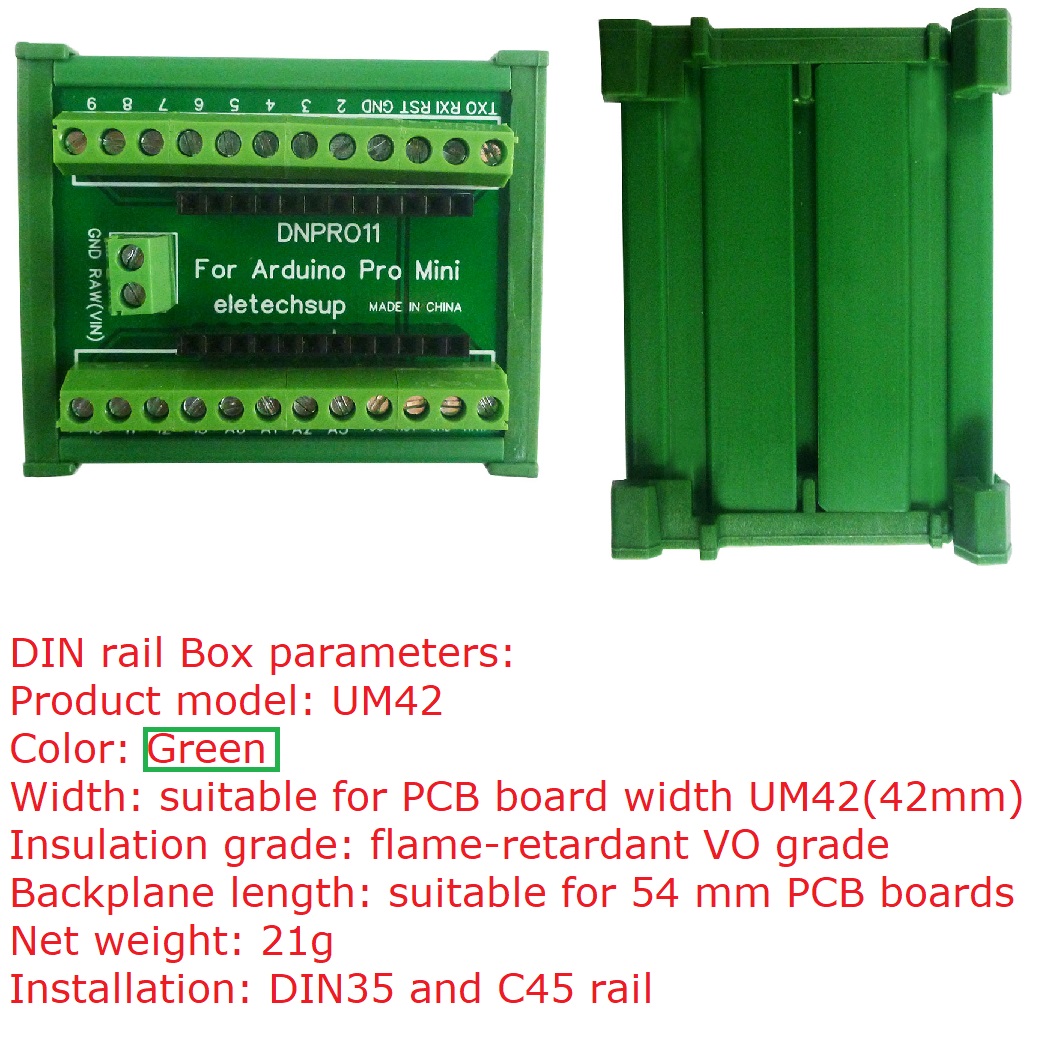 DIN Rail Mount Terminal Block  - огляд і ціна Smart Home Arduino