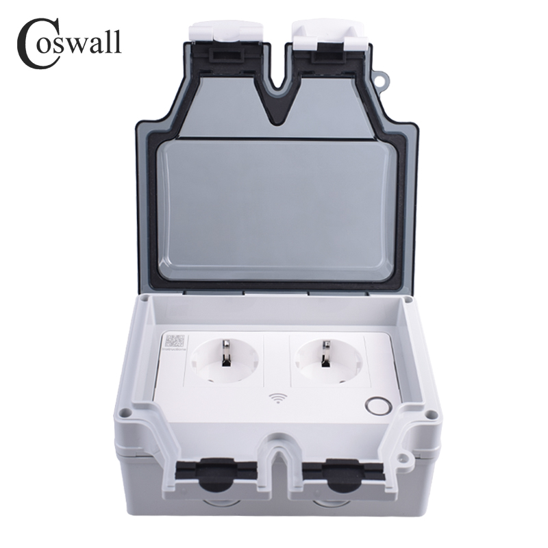 Coswall Tuya Wifi Voice Contro - огляд і ціна Smart Outdoor Plug
