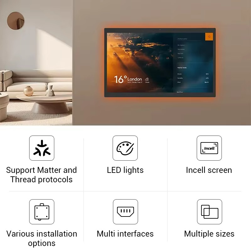 10.1 15.6 Inch Manual Android  - огляд і ціна Smart Home Voice Control